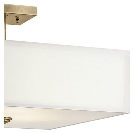 Shailene 18" 3-Light Square Semi Flush