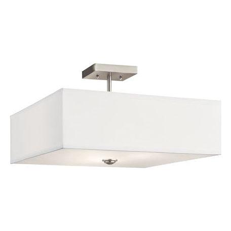 Shailene 18" 3-Light Square Semi Flush