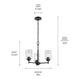 Winslow 18" 3-Light Mini Chandelier