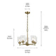 Winslow 19.75" 5-Light Chandelier