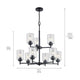 Winslow 27" 9-Light 2-Tier Chandelier