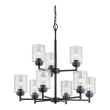 Winslow 27" 9-Light 2-Tier Chandelier