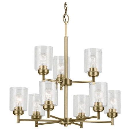 Winslow 27" 9-Light 2-Tier Chandelier