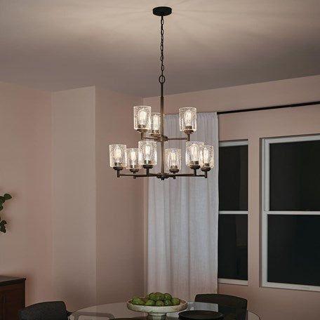 Winslow 27" 9-Light 2-Tier Chandelier