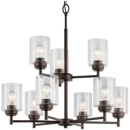 Winslow 27" 9-Light 2-Tier Chandelier