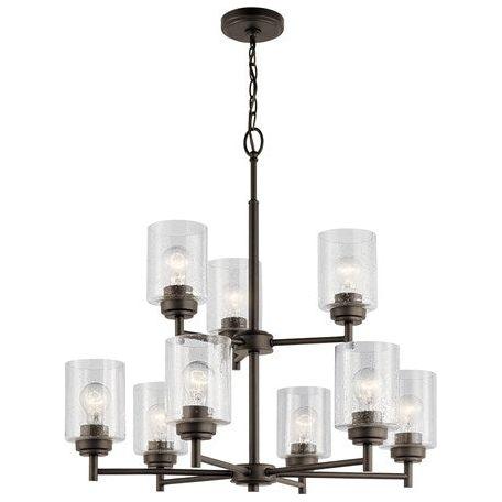 Winslow 27" 9-Light 2-Tier Chandelier