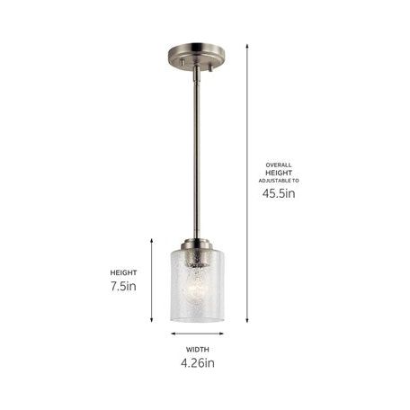 Winslow 4.25 1-Light Mini Pendant