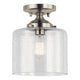 Winslow 8.5" 1-Light Semi Flush