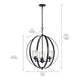 Winslow 24.5" 3-Light Chandelier