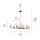 Winslow 44.25" 8-Light Oval Chandelier