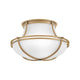 Saddler 3-Light Medium Flush Mount
