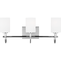 Oak Moore Three Light Wall / Bath