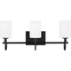 Oak Moore Three Light Wall / Bath