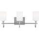 Oak Moore Three Light Wall / Bath