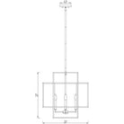 Z-Lite - Titania 4-Light Pendant - Lights Canada