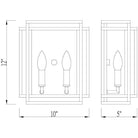 Z-Lite - Titania 2-Light Sconce - Lights Canada