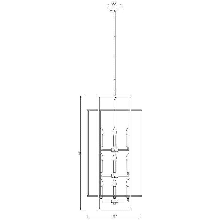 Z-Lite - Titania 12-Light Pendant - Lights Canada