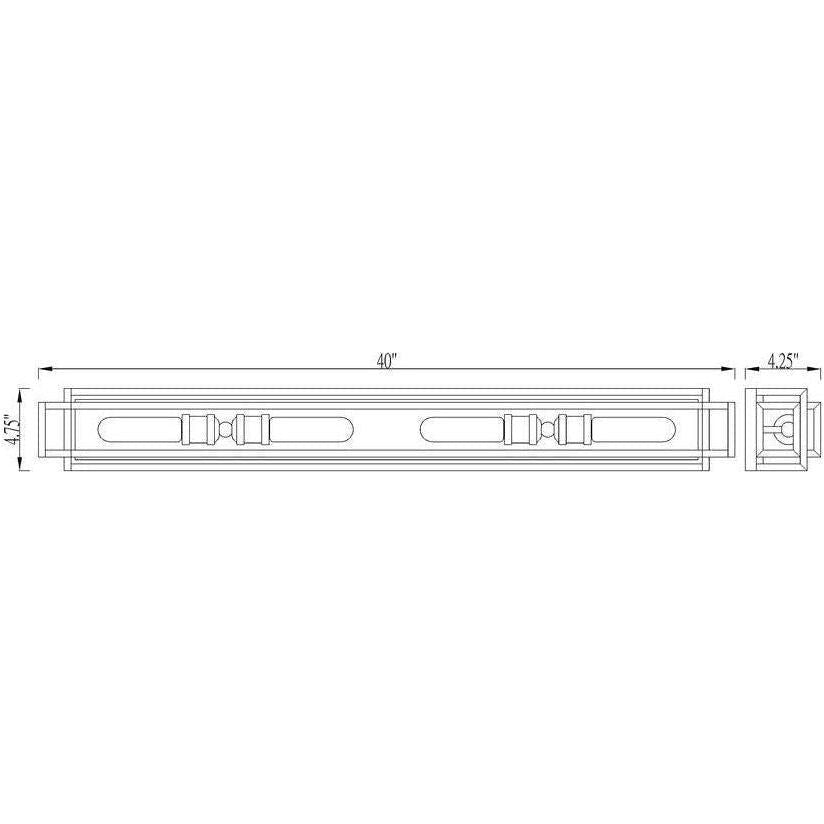 Z-Lite - Titania 4-Light Vanity Light - Lights Canada