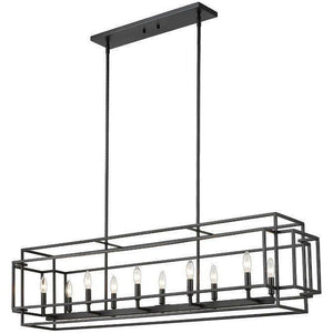 Z-Lite - Titania 10-Light Linear Suspension - Lights Canada