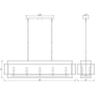 Z-Lite - Titania 10-Light Linear Suspension - Lights Canada