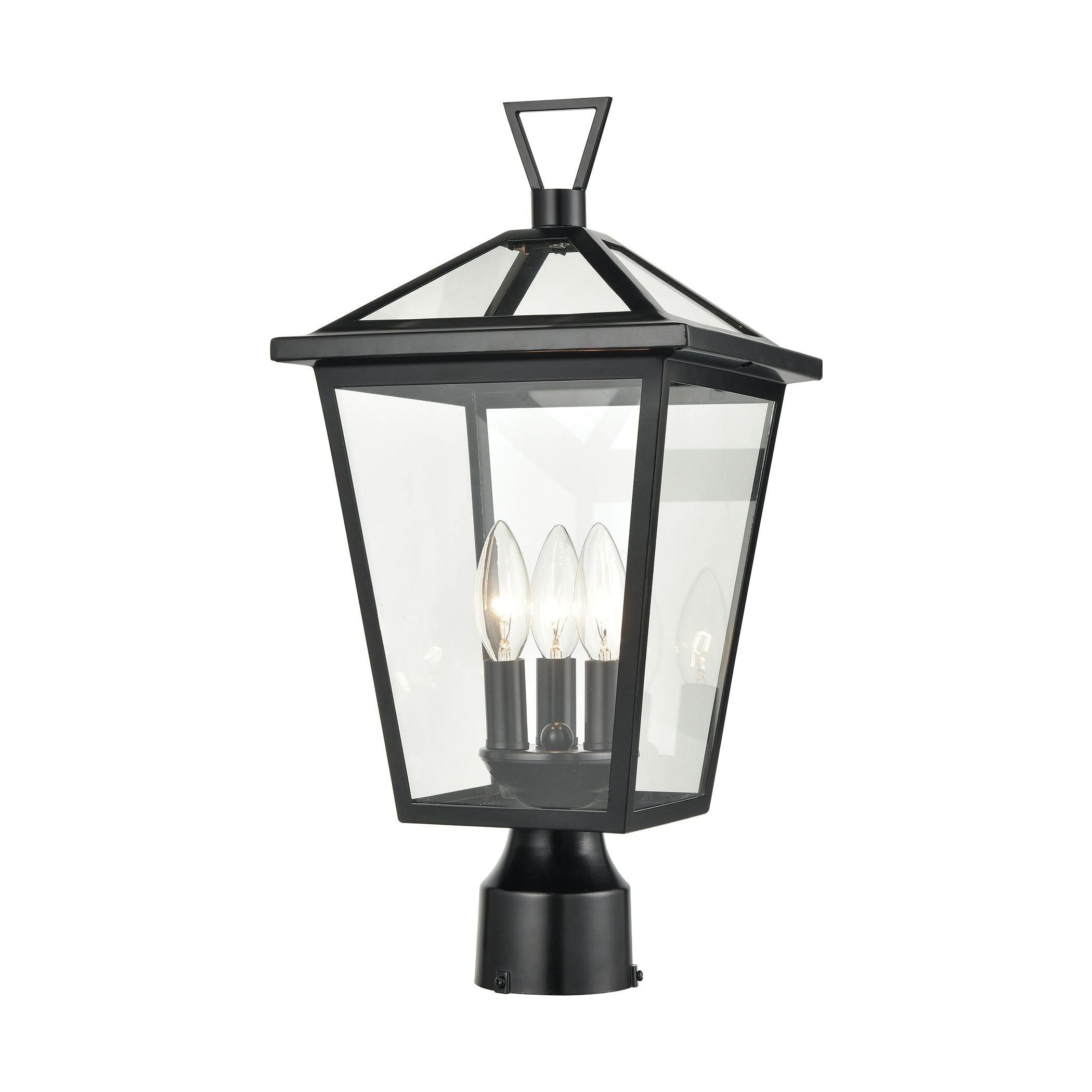 Main Street 19" High 3-Light Outdoor Post Light