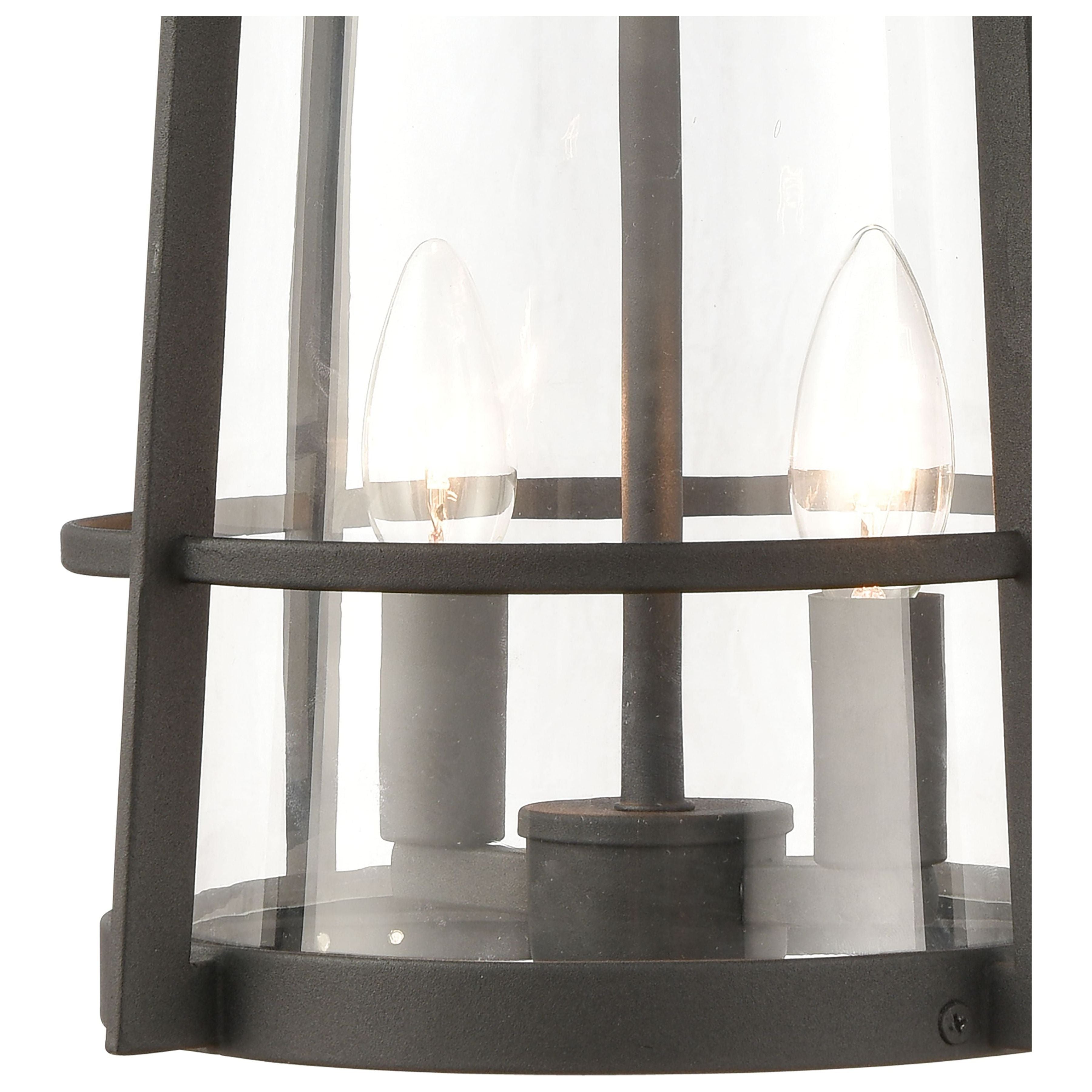 Crofton 19" High 2-Light Outdoor Sconce