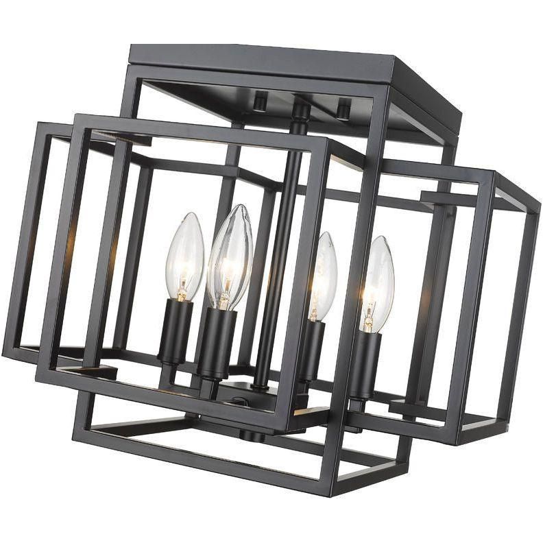 Z-Lite - Titania 4-Light Flush Mount - Lights Canada