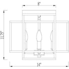 Z-Lite - Titania 4-Light Flush Mount - Lights Canada