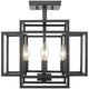 Z-Lite - Titania 4-Light Semi Flush Mount - Lights Canada