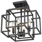 Z-Lite - Titania 4-Light Semi Flush Mount - Lights Canada