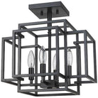Z-Lite - Titania 4-Light Semi Flush Mount - Lights Canada