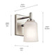 Shailene 5" 1-Light Wall Sconce