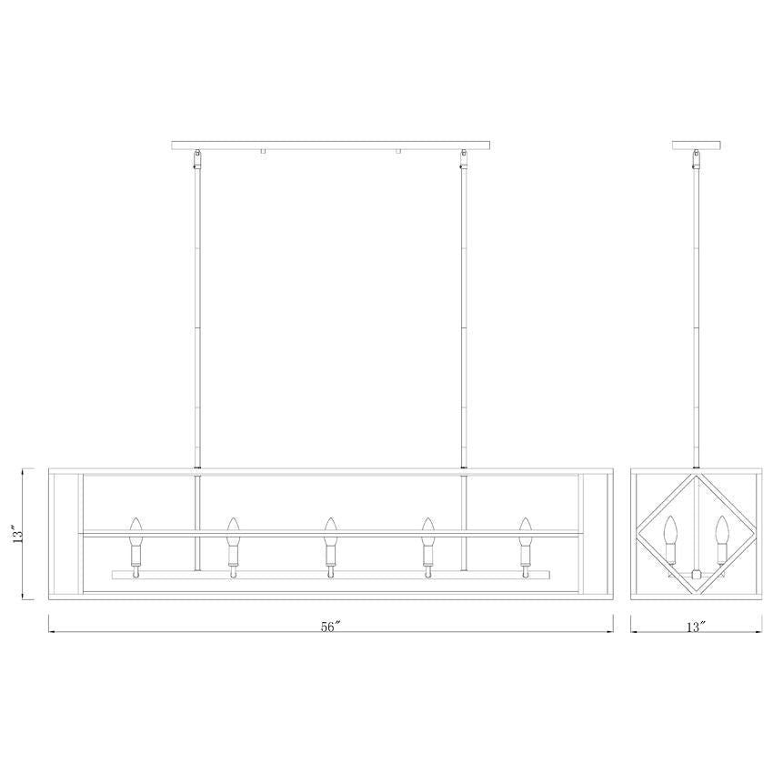 Z-Lite - Euclid 10-Light Chandelier - Lights Canada