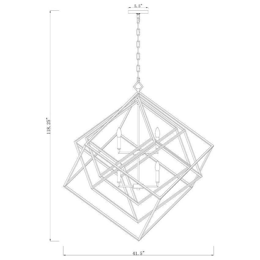 Z-Lite - Euclid 10-Light Chandelier - Lights Canada