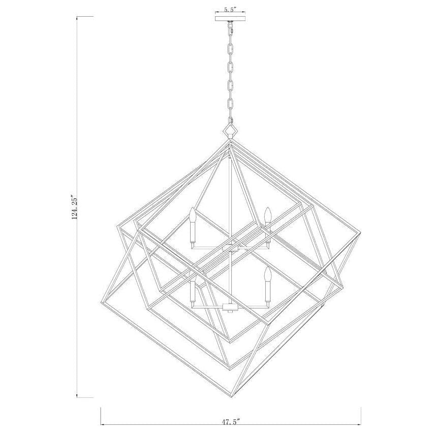 Z-Lite - Euclid 12-Light Chandelier - Lights Canada