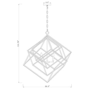 Z-Lite - Euclid 6-Light Chandelier - Lights Canada