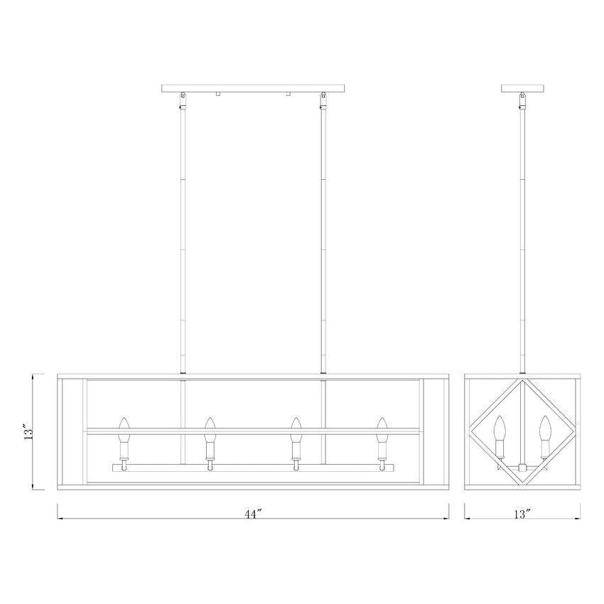 Z-Lite - Euclid 8-Light Chandelier - Lights Canada