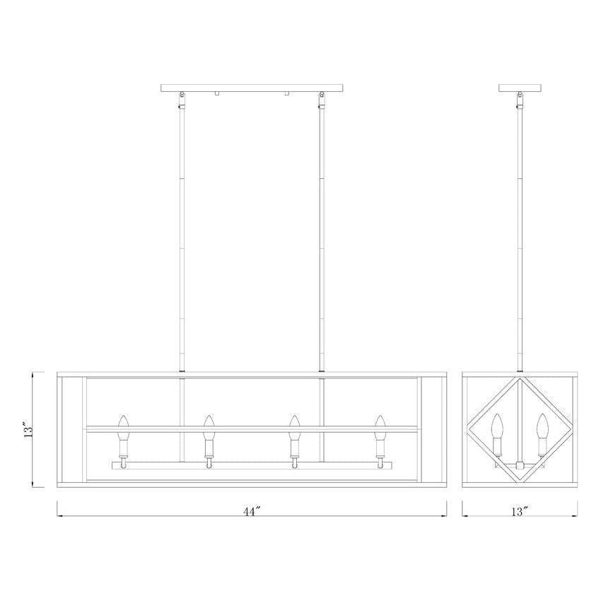 Z-Lite - Euclid 8-Light Chandelier - Lights Canada