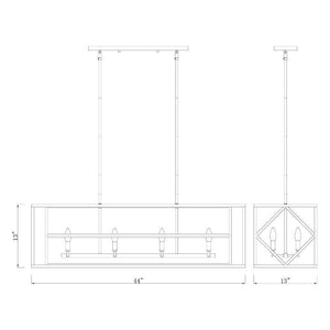 Z-Lite - Euclid 8-Light Chandelier - Lights Canada