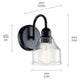 Avery 9.5" 1-Light Wall Sconce