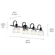 Avery 33.5" 4-Light Vanity Light