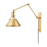 Metal No.2 1-Light Swing Arm Wall Sconce