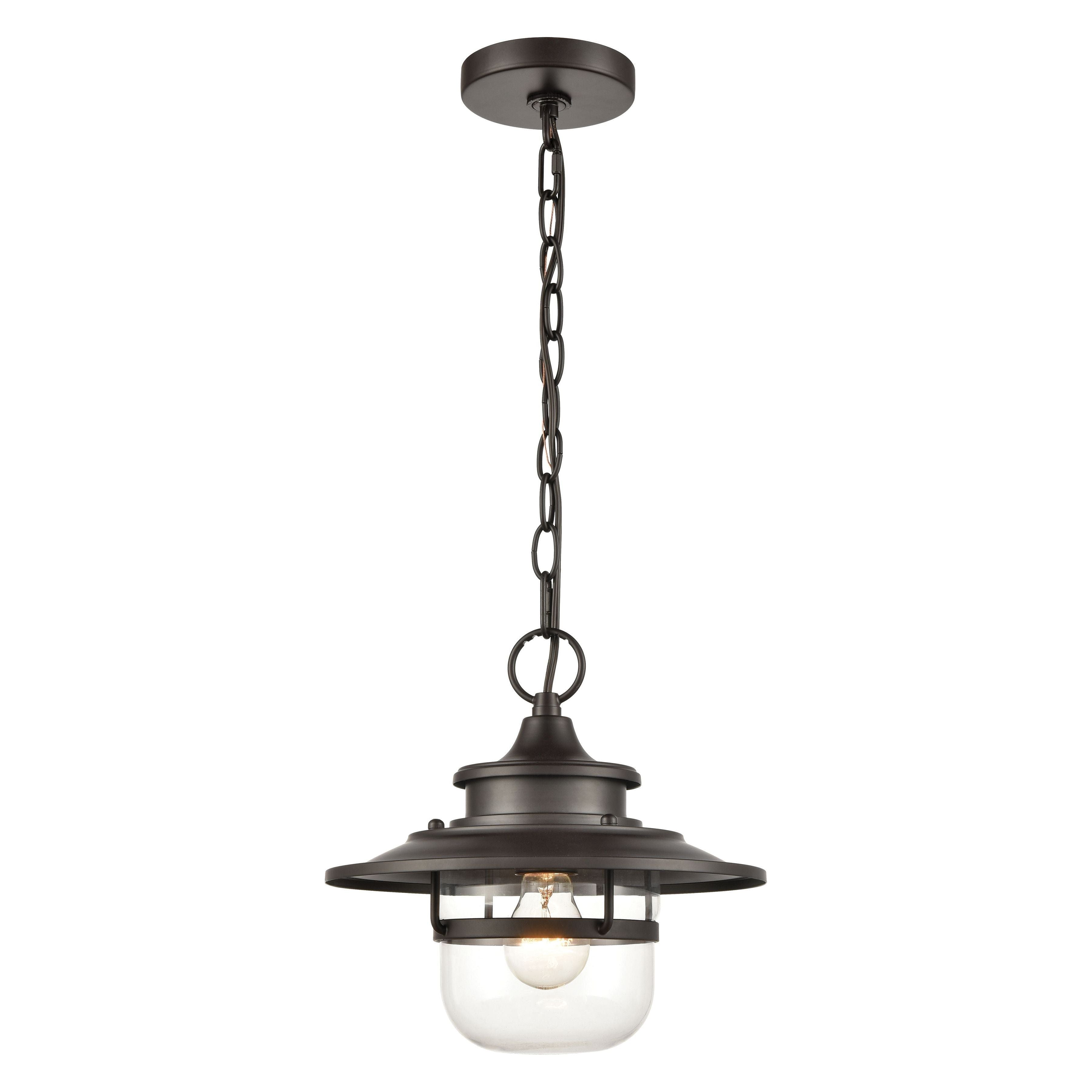 Renninger 11" Wide 1-Light Outdoor Pendant