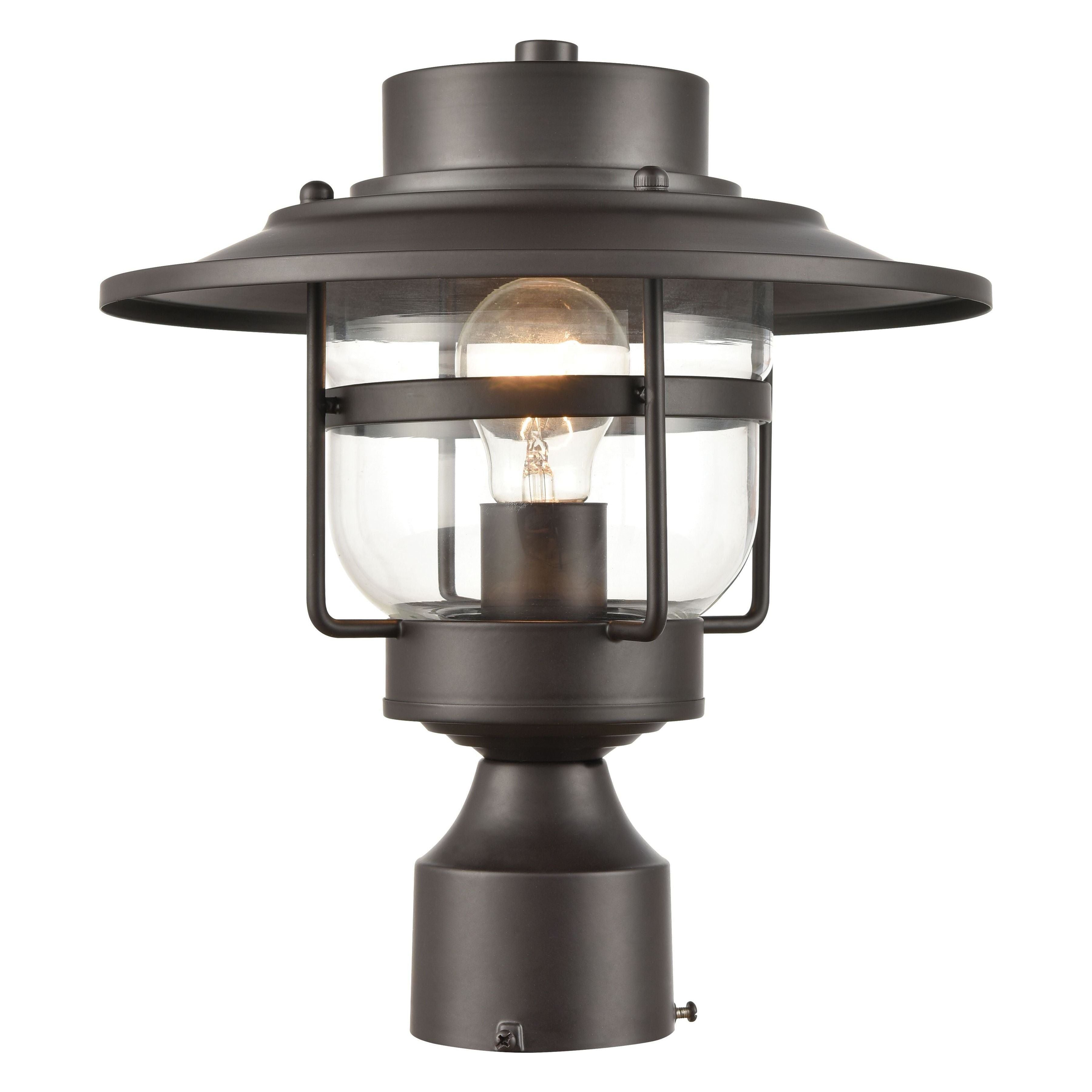 Renninger 12" High 1-Light Outdoor Post Light