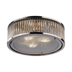 Linden Manor 16" Wide 3-Light Flush Mount