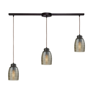 Muncie 36" Wide 3-Light Slim Pendant