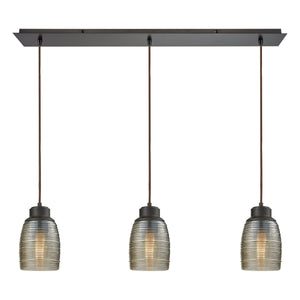 Muncie 36" Wide 3-Light Pendant