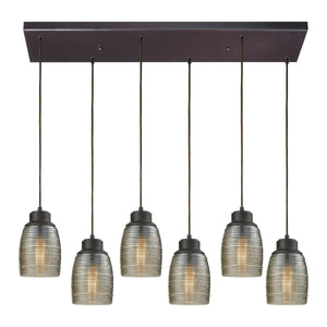 Muncie 30" Wide 6-Light Pendant