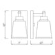 Bohin 1-Light Wall Sconce