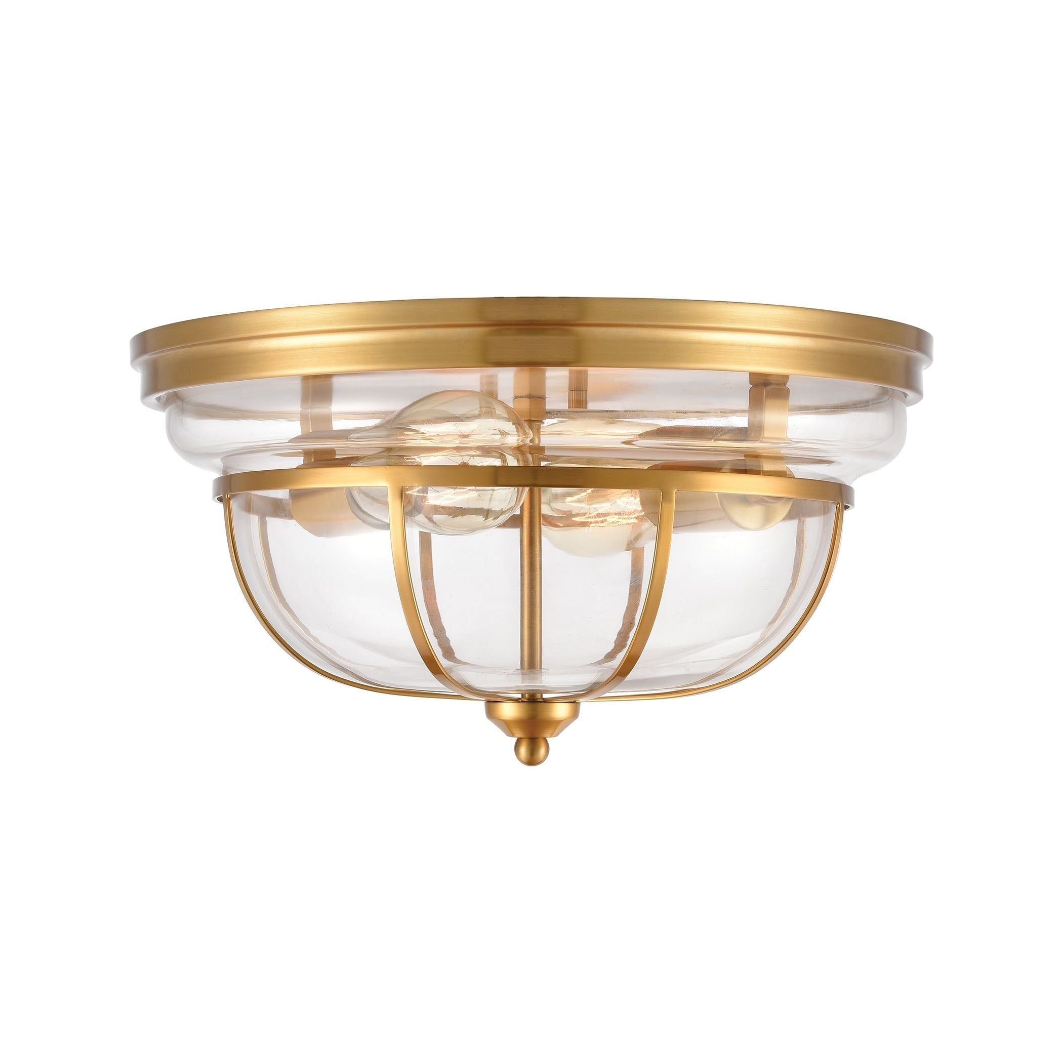 Manhattan Boutique 13" Wide 2-Light Flush Mount